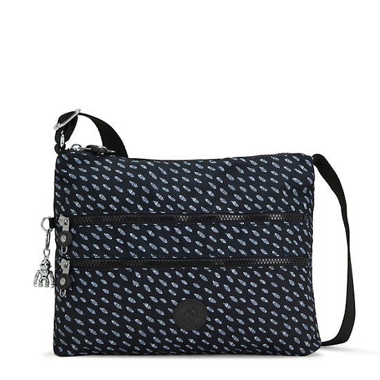 Kipling Alvar Printed Crossbodytassen Zwart Wit | België 2145AH